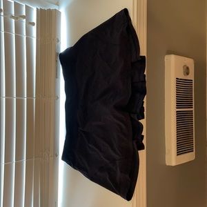 Black lululemon ruffled skirt